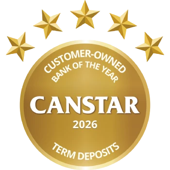 Canstar - Customer Owned Bank of the Year - Term Deposits 2026