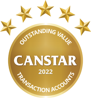 CANSTAR Award 2022- Transaction Accounts