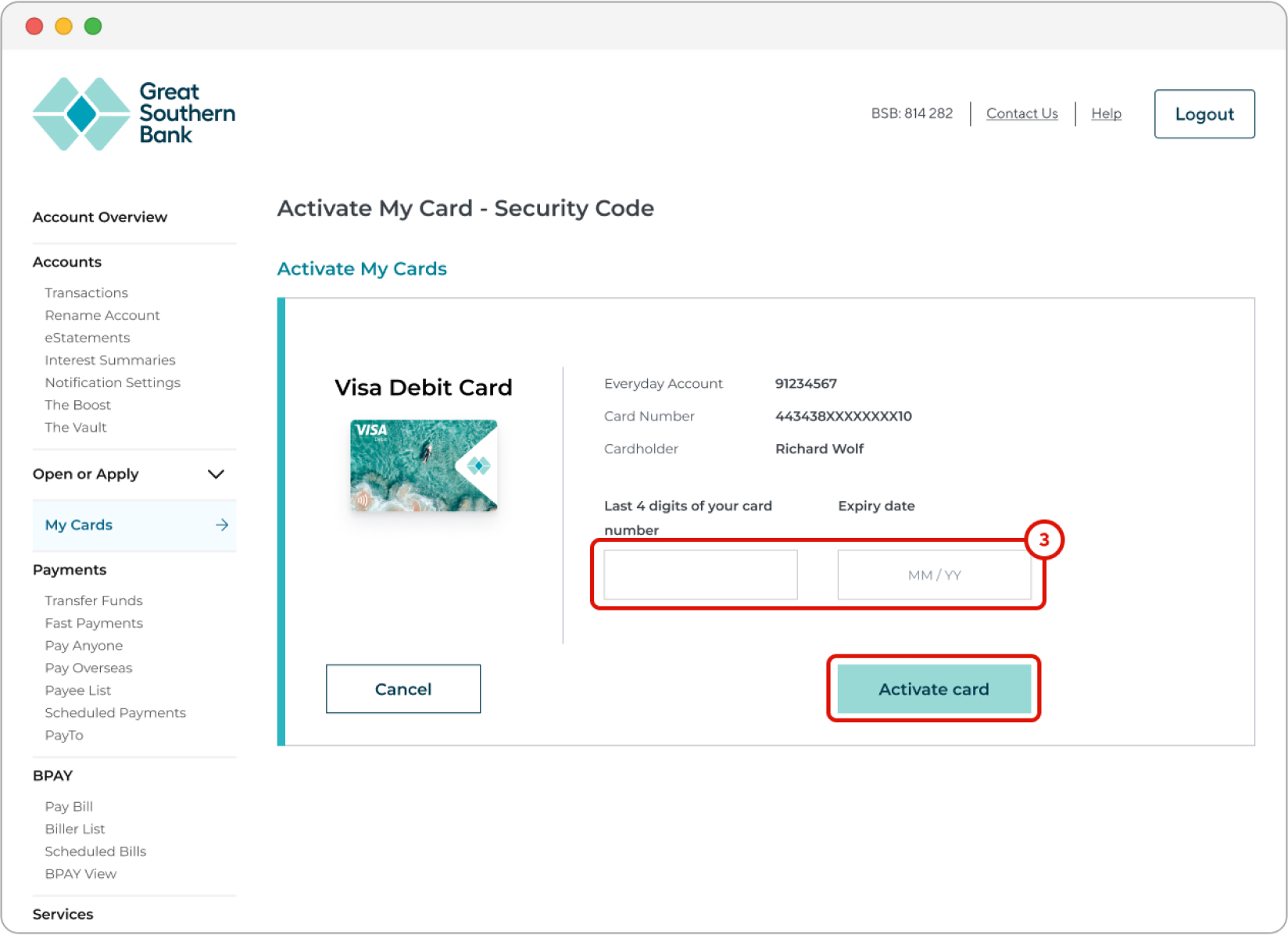 enter digits screenshot
