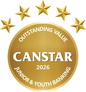 Canstar Awards &ndash; Outstanding Value Junior & Youth Banking 2026