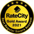 RateCity Bank Account Awards - 2021