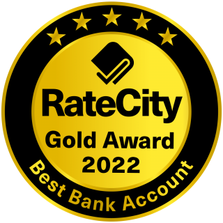 RateCity Gold Awards - 2022 Best Bank Account - Everyday Edge Account